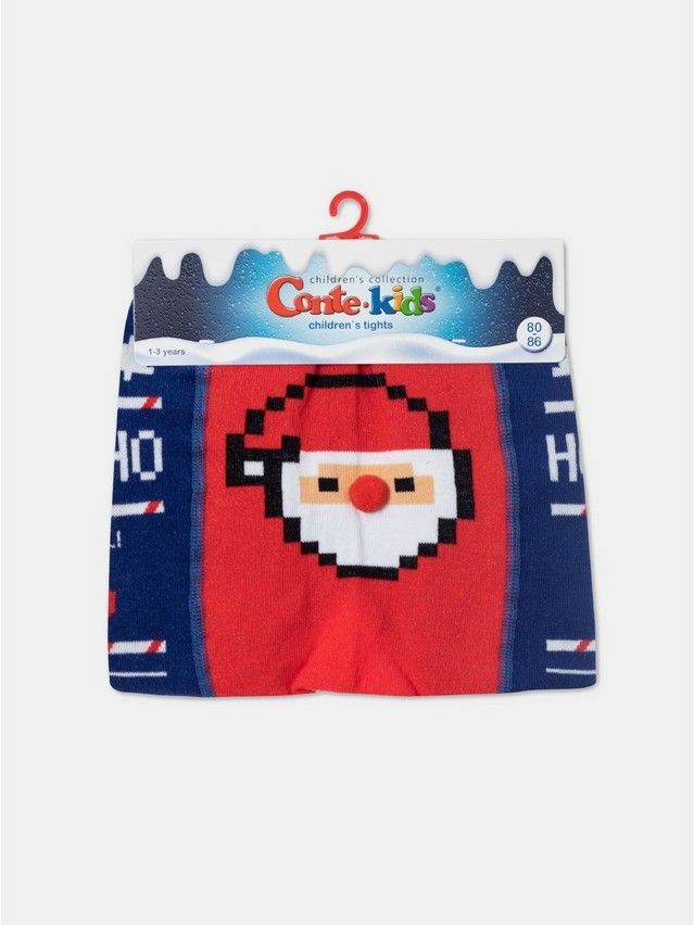 Children's tights CONTE-KIDS NEW YEAR, s.80-86 (14),668 dark blue - 7