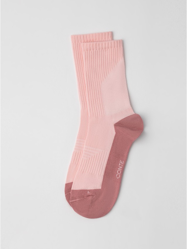 Women's socks CONTE ELEGANT SPORT, s.23-25, 1126 light pink - 3