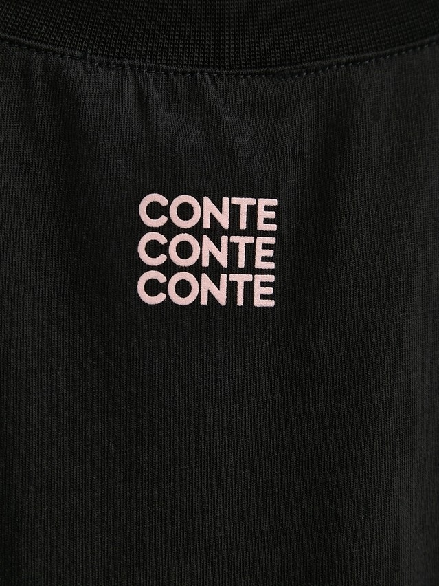 Women's polo neck shirt CONTE ELEGANT LD 3036, s.170-92, black-ideal - 6