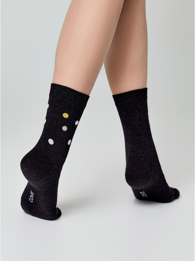 Women's socks CONTE ELEGANT HAPPY, s.23-25, 612 black - 3
