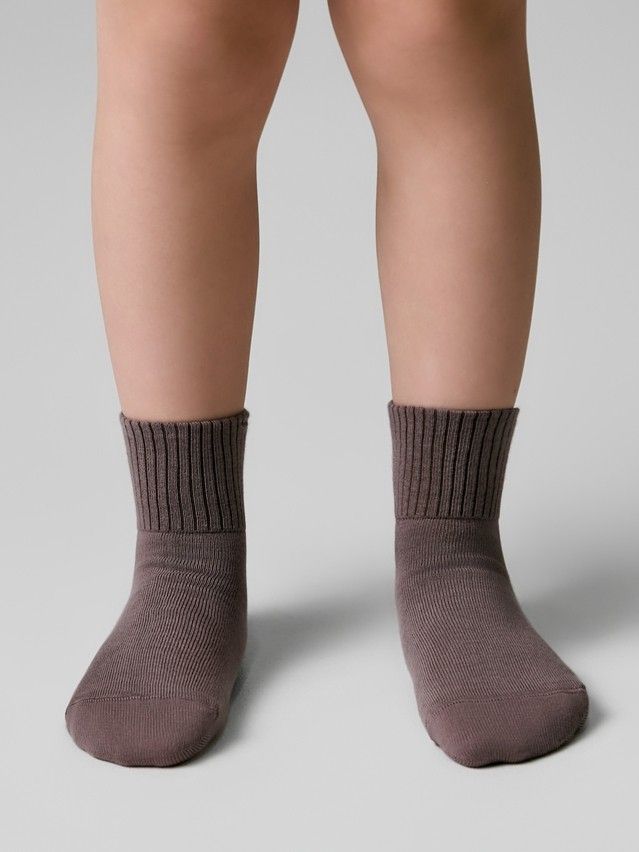 Children's socks CONTE-KIDS TIP-TOP, s.12, 1036 coffee - 1