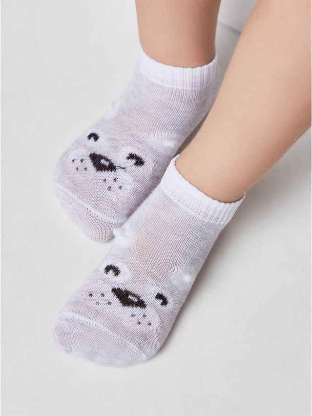 Children's socks CONTE-KIDS TIP-TOP, s.15-17, 390 light grey - 2