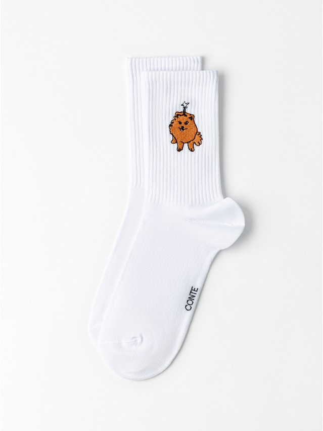 Women's socks CONTE FANTASY, s.23-25, 1079 white - 3