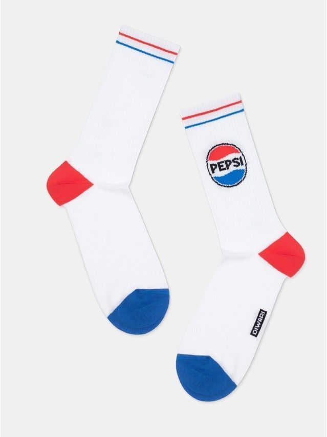 Men's socks DIWARI PEPSI, s.27-29, 586 white - 3