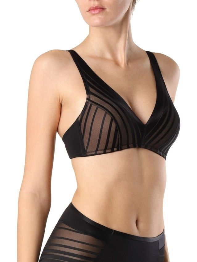 Bra CONTE ELEGANT SPORT GLAM RB7129, s.80B, black - 1