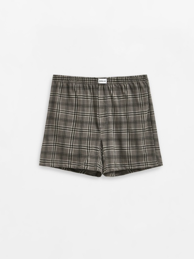 Men's underpants DIWARI BASIC MEN MBX 010, s.78,82, grey check - 1