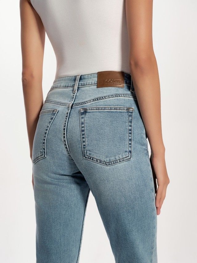 Denim trousers CONTE ELEGANT CON-722, s.170-102, blue - 5
