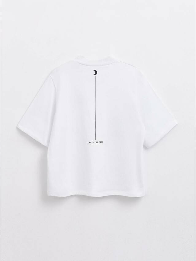 Women's polo neck shirt CONTE ELEGANT LD 1408, s.170-92, white - 3