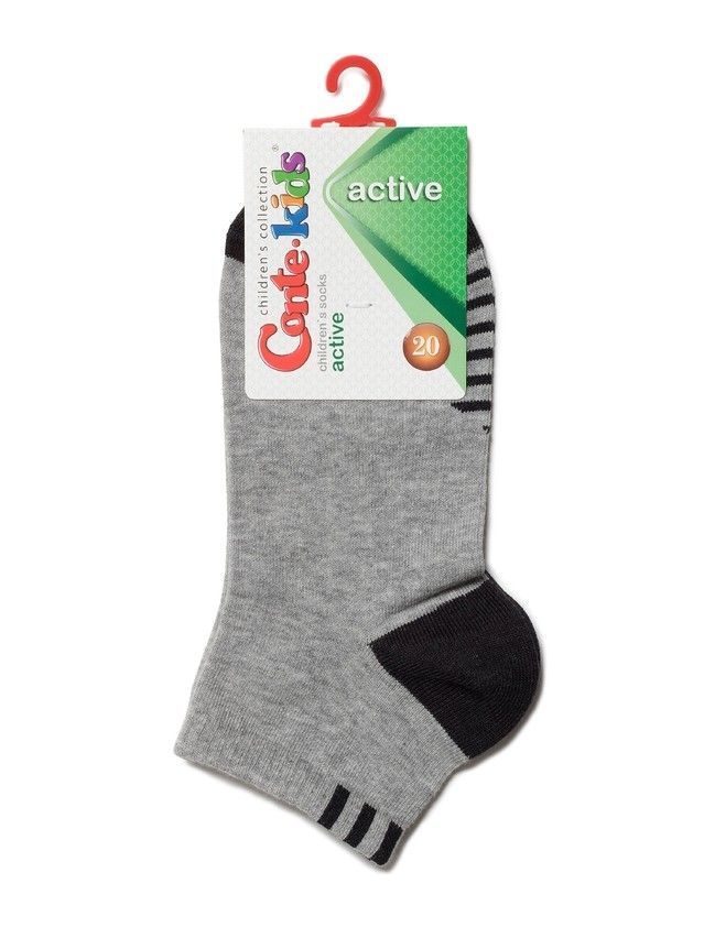 Children's socks ACTIVE (short) 13S-34SP, s. 36-37, 509 gray - 4