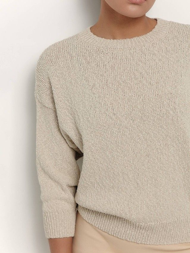 Women's pullover CONTE ELEGANT LDK181, s.170-84, beige - 1