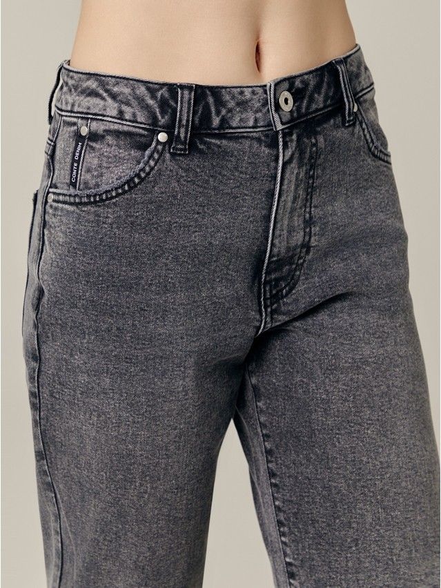 Denim trousers CONTE ELEGANT CON-682, s.170-102, grey - 8