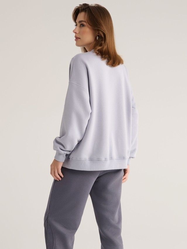 Women's polo neck shirt CONTE ELEGANT LD 2834, s.170-92, pearl blue - 3