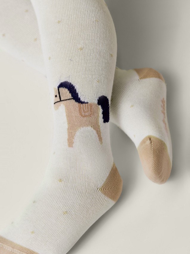 Children's tights CONTE-KIDS TIP-TOP, s.104-110 (16),714 milky - 4