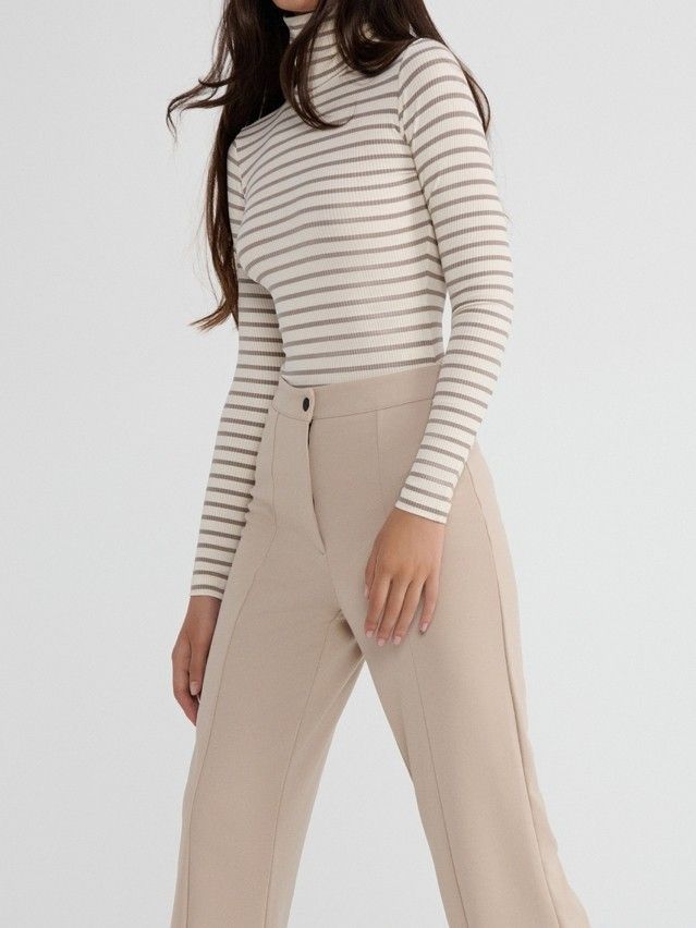 Women's trousers CONTE ELEGANT LBK 2820, s.164-102, beige - 4