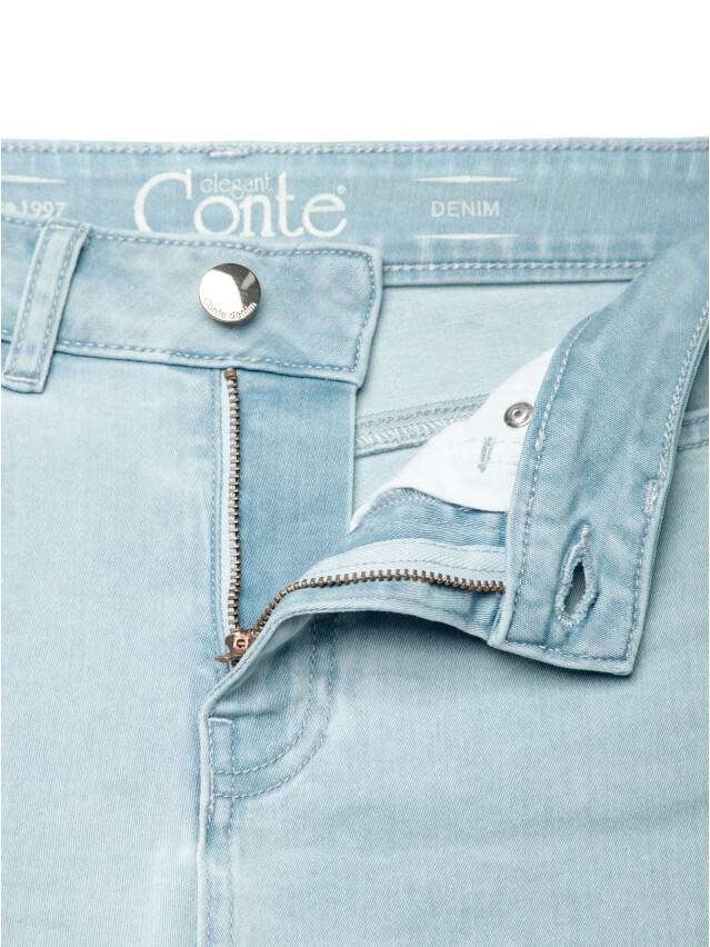 Denim trousers CONTE ELEGANT CON-115, s.170-102, bleach blue - 8