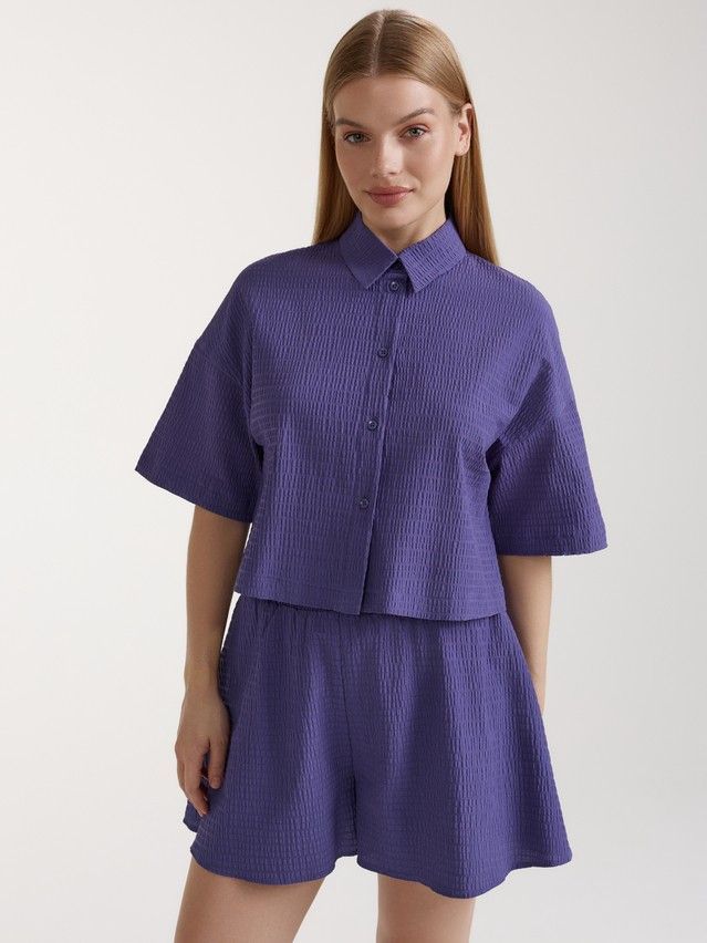Women's shirt CONTE ELEGANT LBL 3164, s.170-84-90, cosmic blue - 1