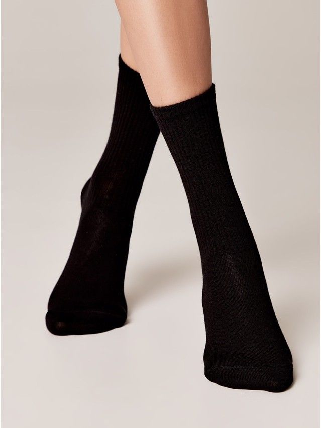 Women's socks CONTE ELEGANT ACTIVE, s.23-25, 433 black-pink - 2