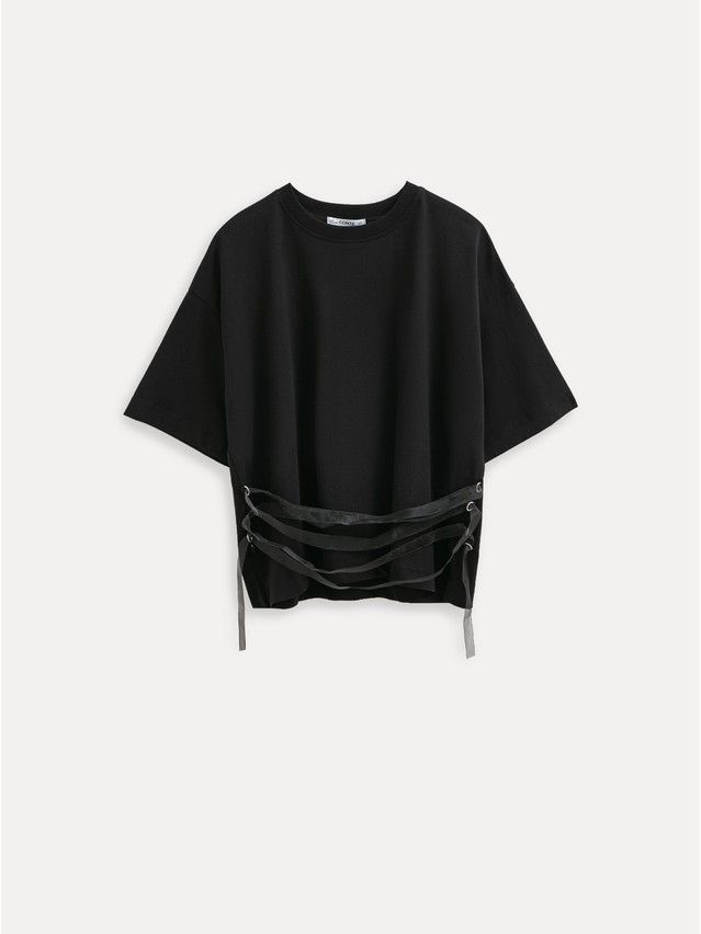 Women's polo neck shirt CONTE LD 3445, s.170-84, black - 1