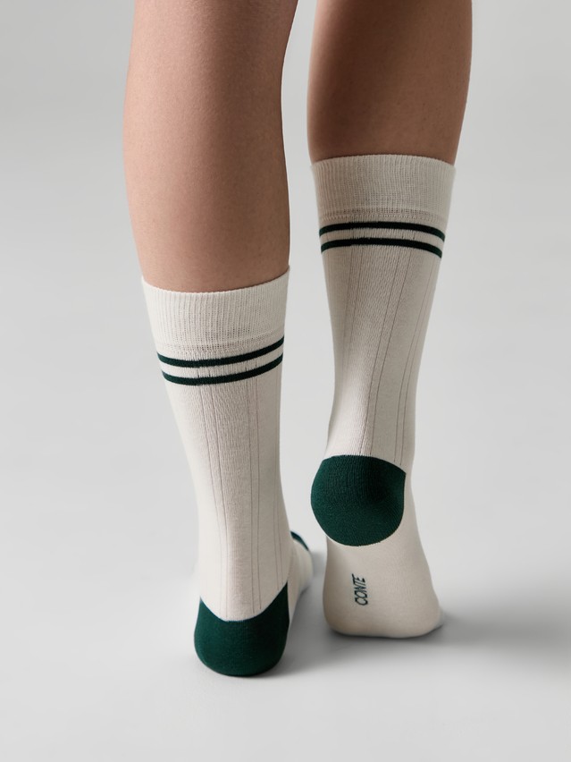 Women's socks CONTE ELEGANT SPORT, s.23-25, 1104 milky-green - 2