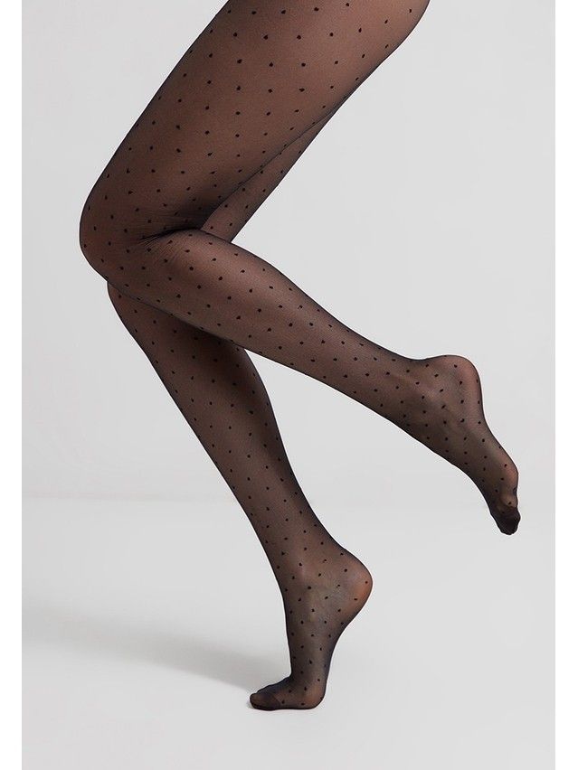 Women's tights CONTE ELEGANT DOTS, s.2, nero - 2