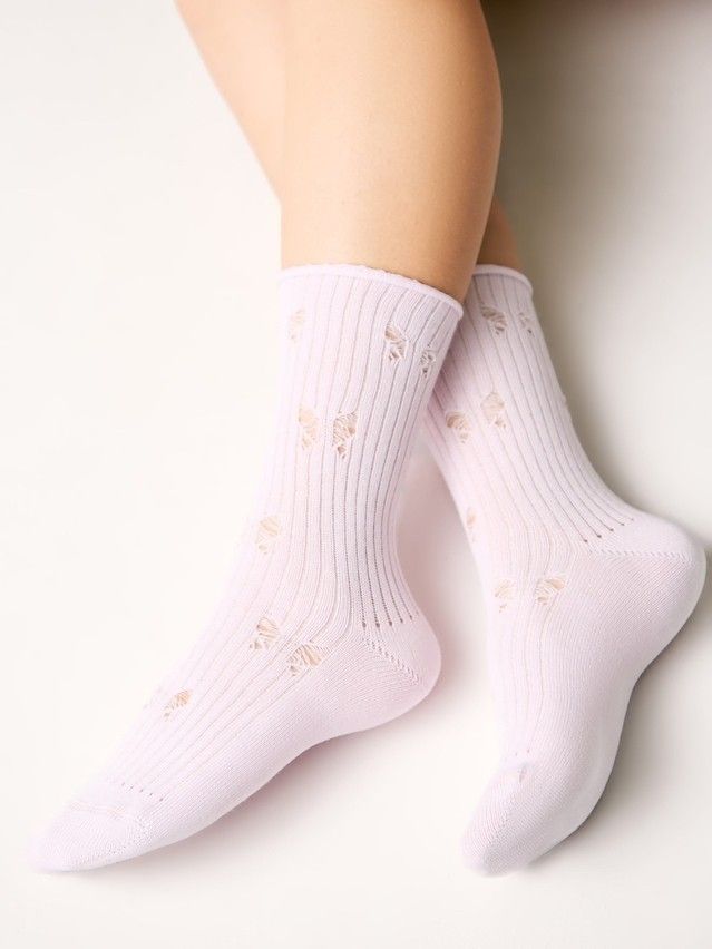 Women's socks CONTE ELEGANT CLASSIC, s.23-25, 628 light pink - 2