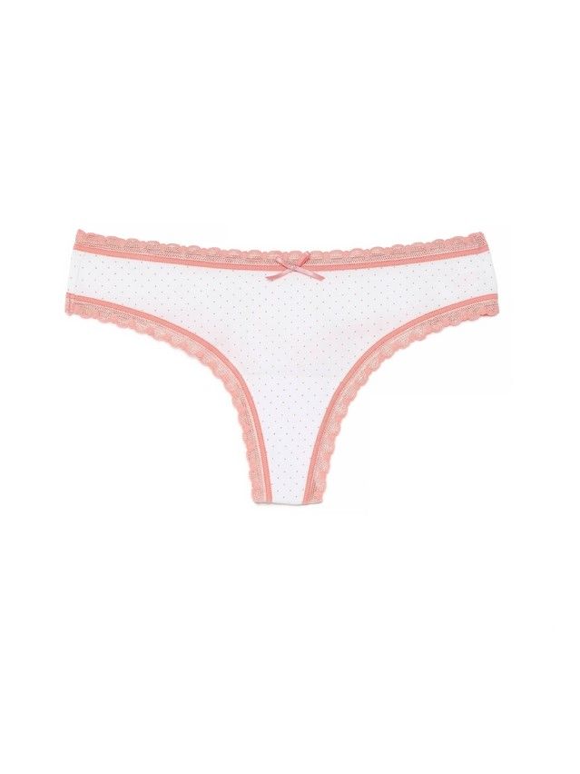 Panties for women LAZY DAYS LST 1004 (packed on mini-hanger),s.90, white-dusty rose - 3