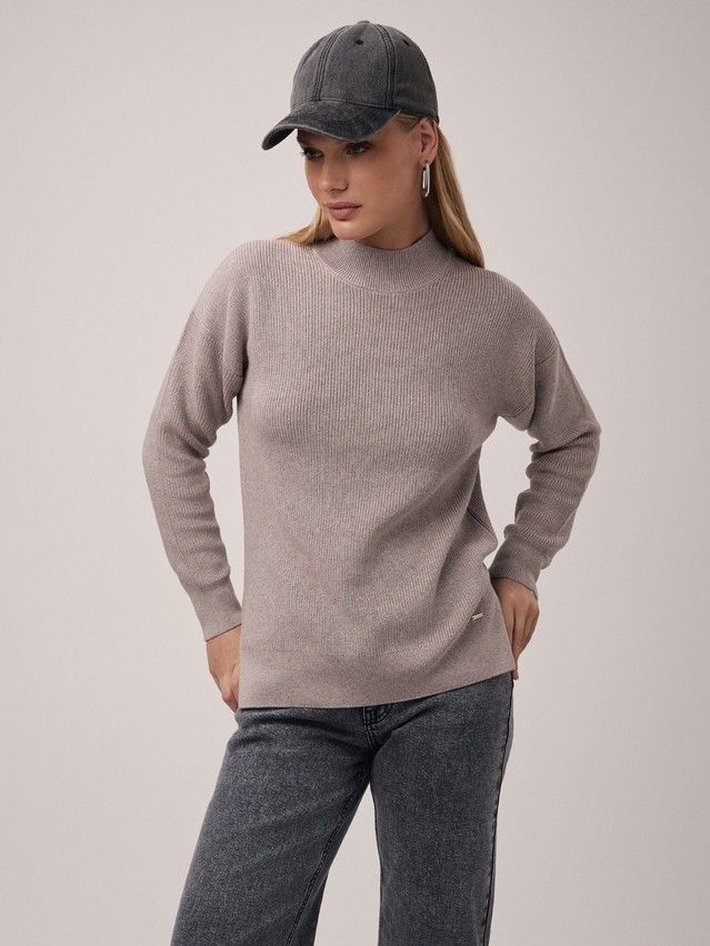 Women's pullover CONTE ELEGANT LDK2388, s.170-84, beige - 1
