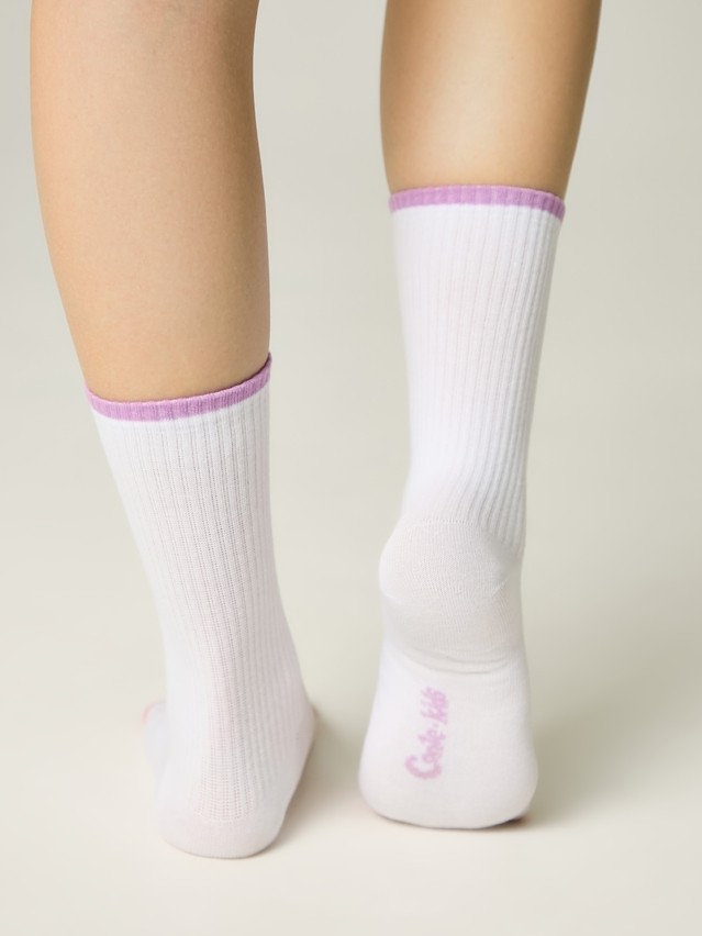 Children's socks CONTE-KIDS ACTIVE, s.16, 1021 white-lilac - 3