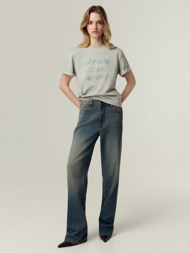 Women's polo neck shirt CONTE ELEGANT LD 3029, s.170-92, green-success - 1