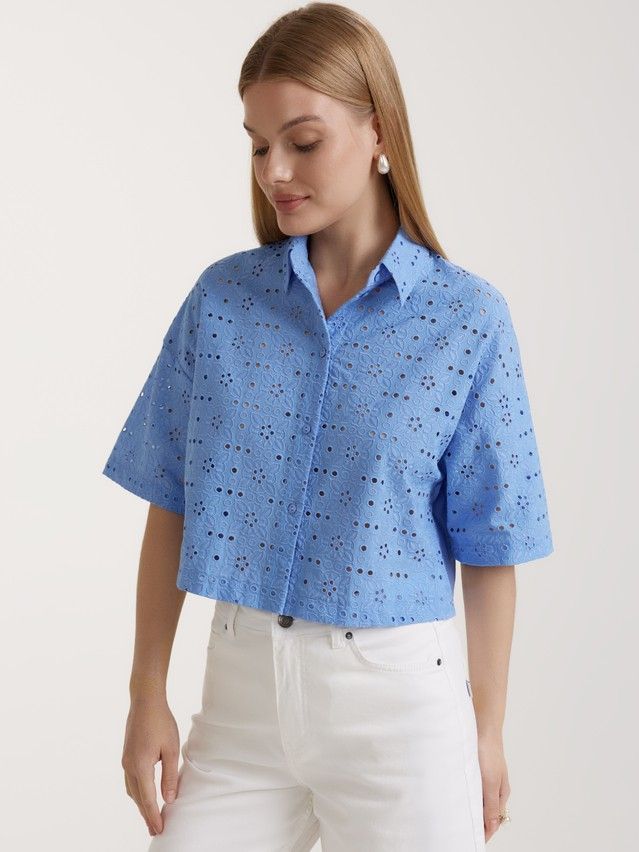 Women's shirt CONTE ELEGANT LBL 3204, s.170-88-94, cornflower - 2