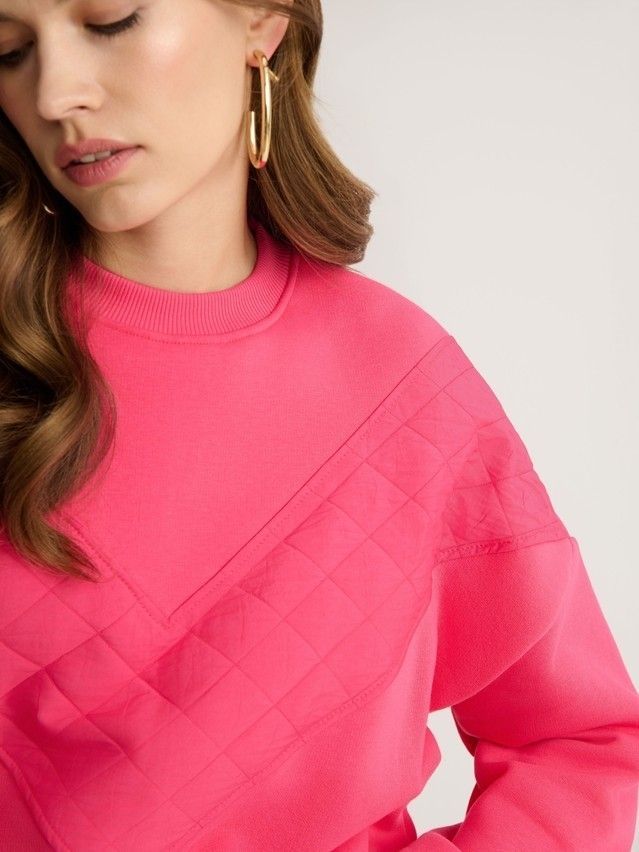 Women's polo neck shirt CONTE ELEGANT LD 2839, s.170-84, pink flash - 3