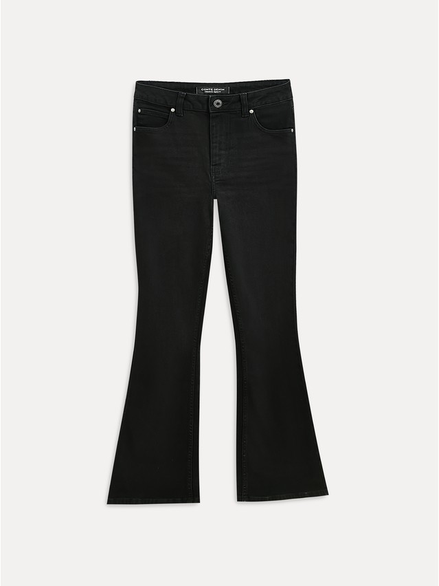 Women's jeans CONTE CON-809, s.164-90, washed black - 7