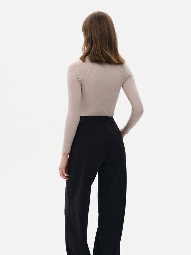 Women's polo neck shirt CONTE LD 3366, s.170-88, beige - 5