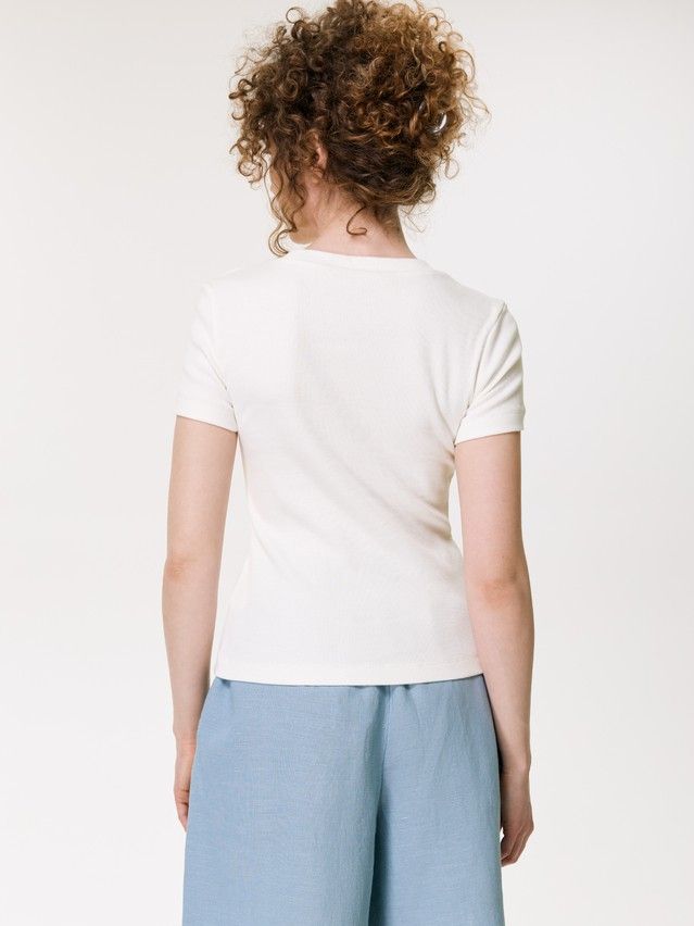 Women's T-shirt CONTE ELEGANT BASIC COLLECTION LFB 5023, s.170-84, ecru - 2