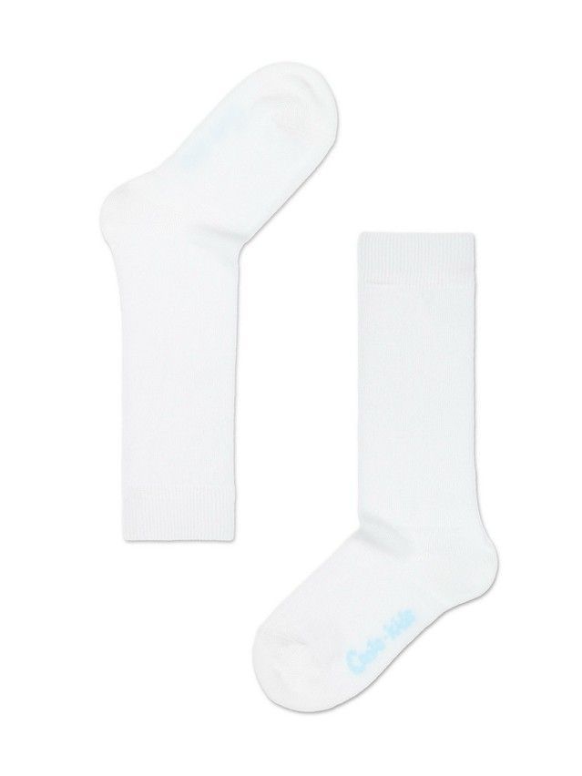 Children's knee high socks CONTE-KIDS TIP-TOP, s.21-23, 000 white - 1
