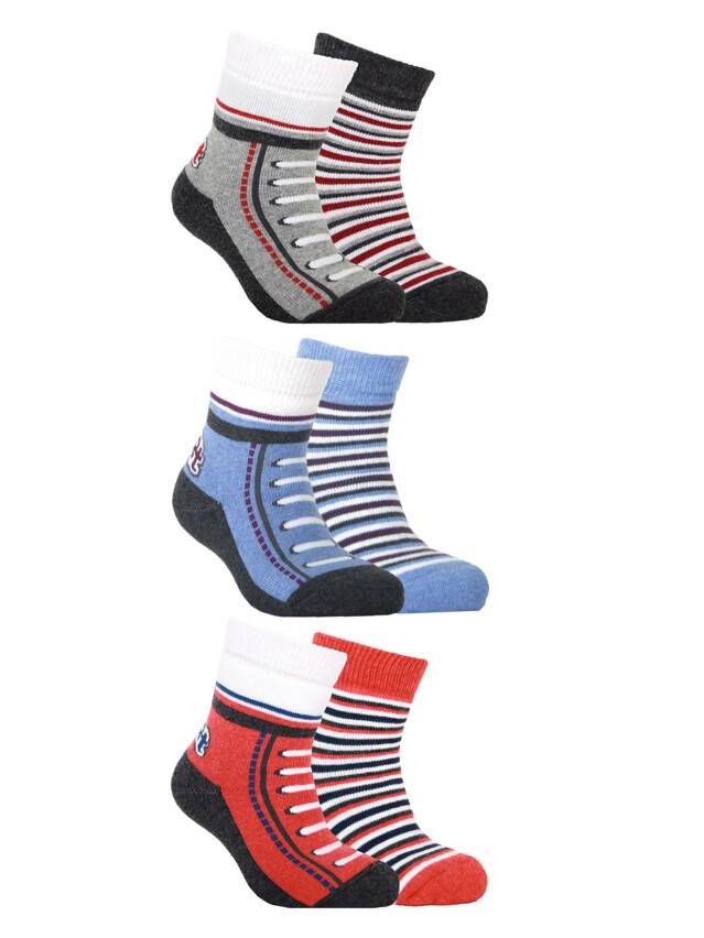 Children's socks CONTE-KIDS SOF-TIKI (2 pairs),s.12, 704 white-grey - 1