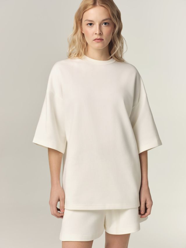 Women's polo neck shirt CONTE LD 3387, s.170-88, ecru - 4