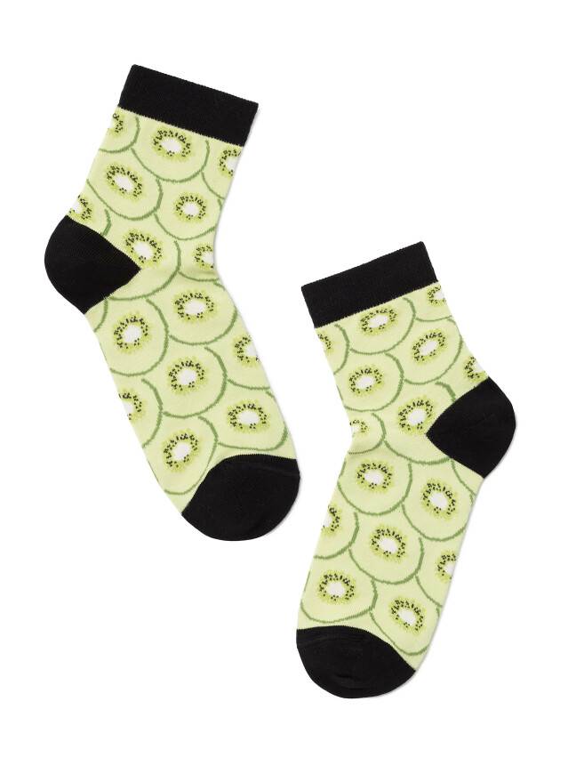 Women's socks CONTE ELEGANT(2 pairs),s.23, 716 lettuce green-navy - 5