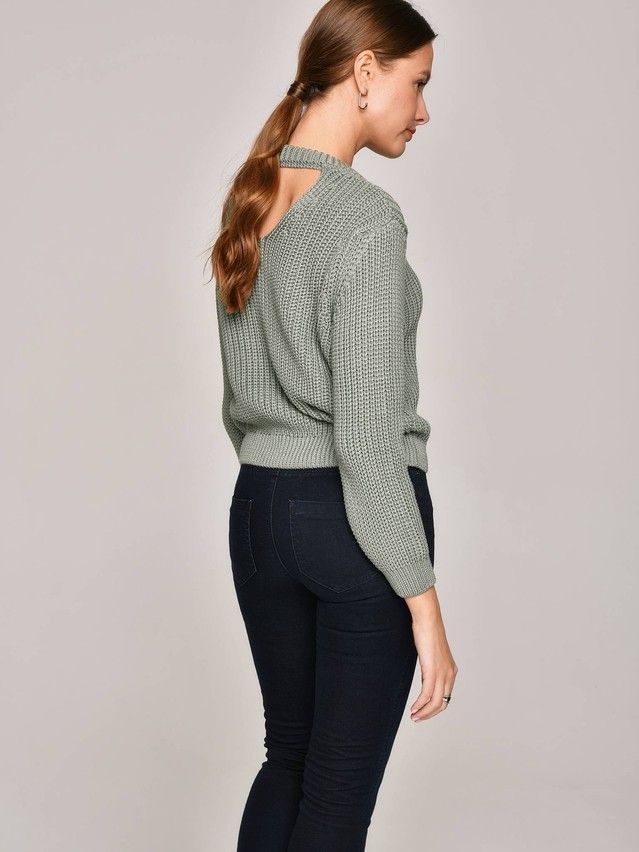 Women's polo neck shirt CONTE ELEGANT LDK110, s.170-84, moss - 2