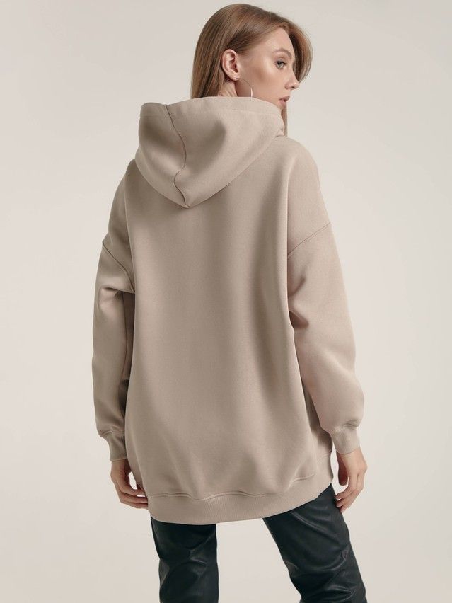 Women's polo neck shirt CONTE ELEGANT LD 1487, s.170-88, light cappuccino - 3