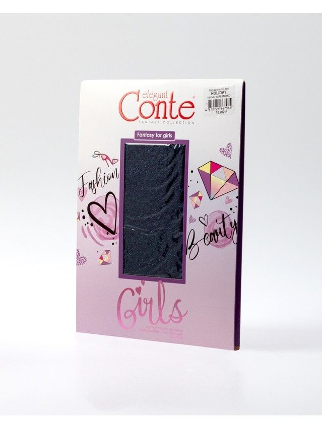 Fancy children's tights CONTE ELEGANT HOLIDAY, s.146-152, mare-marino - 5