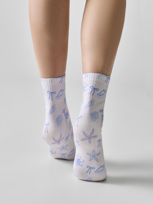 Women's socks CONTE ELEGANT FANTASY, s.23-25, 1179 milky - 2