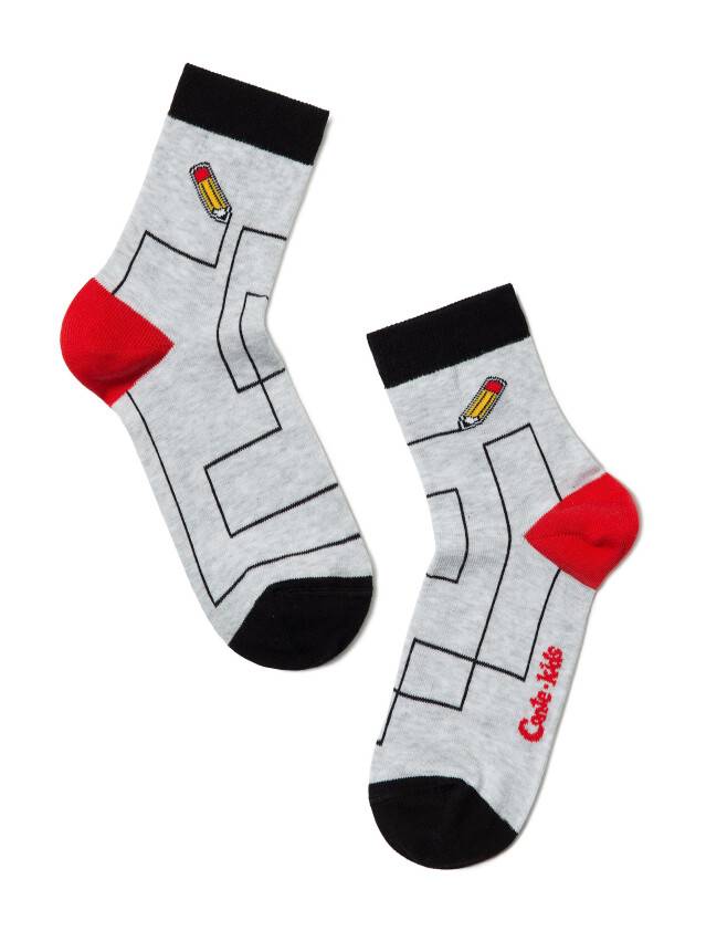 Children's socks CONTE-KIDS TIP-TOP, s.30-32, 397 light grey - 1