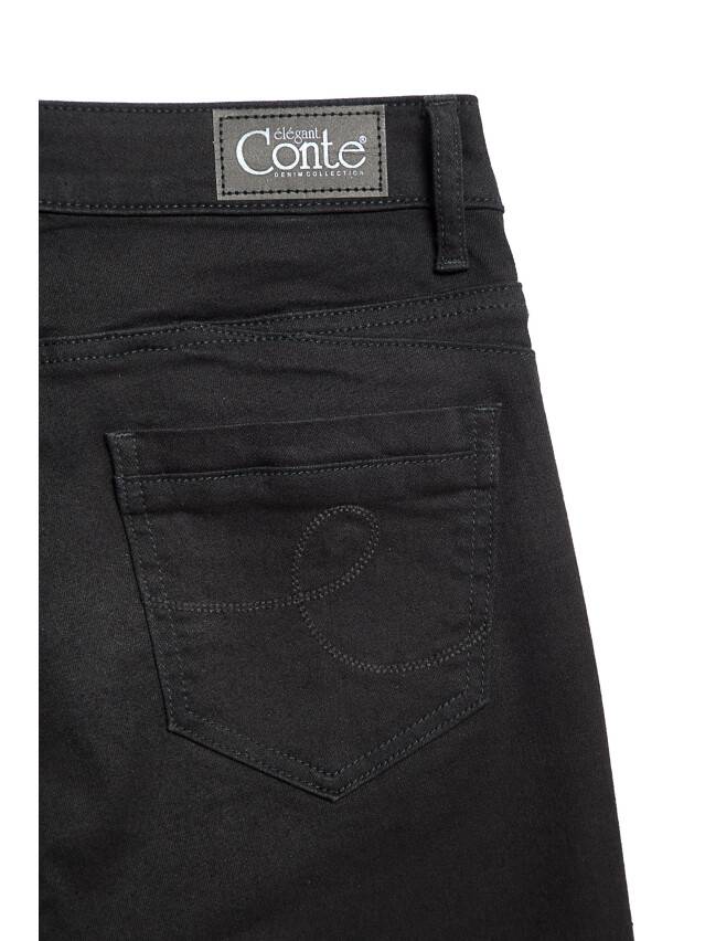 Denim trousers CONTE ELEGANT CON-96, s.170-102, black - 7