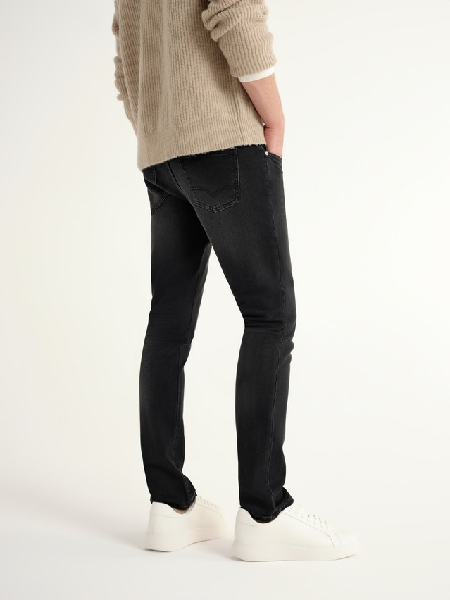 Men's jeans CONTE CNM-02, s.176/80-W30/L32, washed black - 6