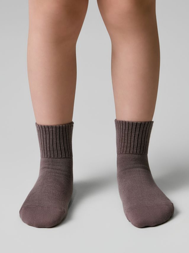 Children's socks CONTE-KIDS TIP-TOP, s.12, 1036 coffee - 1