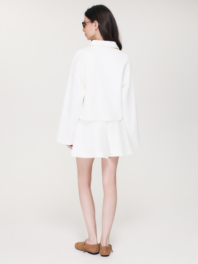 Women's polo neck shirt CONTE LD 3458, s.170-84, ecru - 3