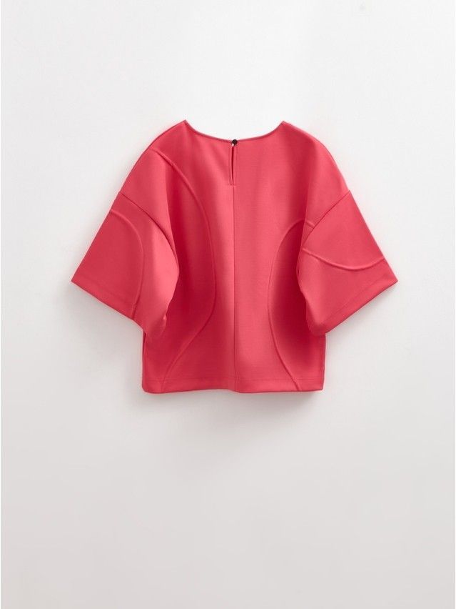 Women's polo neck shirt CONTE ELEGANT LD 2805, s.170-92, pink flash - 5