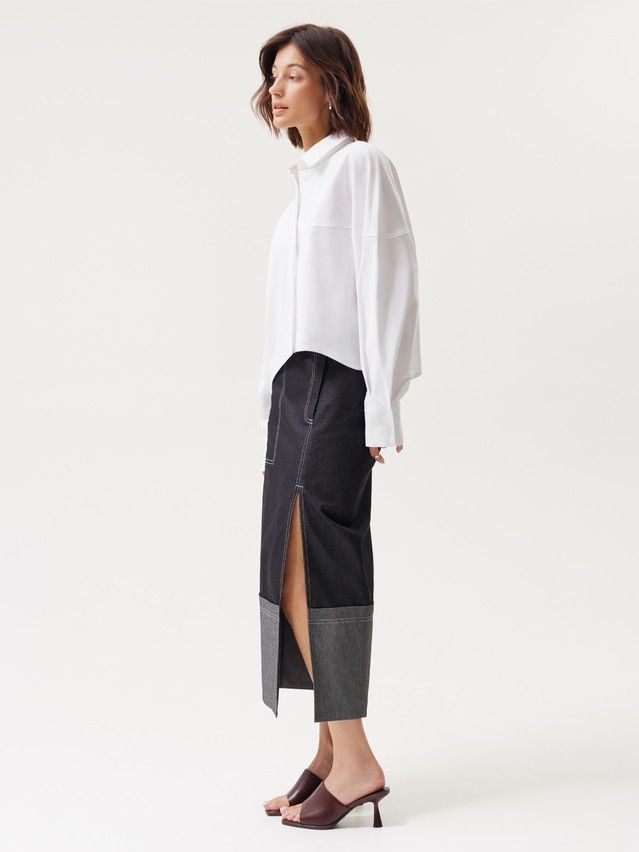 Women's skirt CONTE LU 3685, s.170-94, graphite - 3