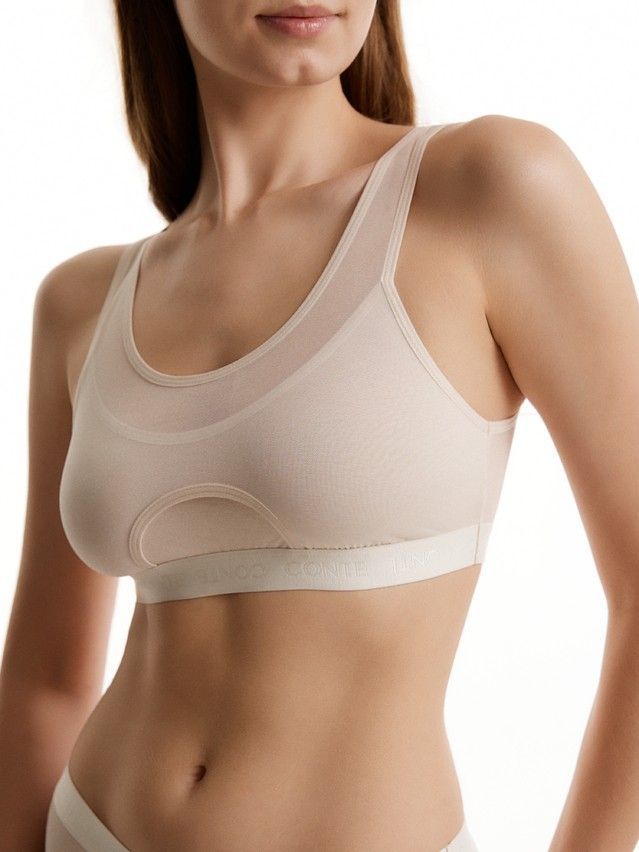 Women's top CONTE DOUBLE LINES LBE 3548, s.170-84, beige - 3